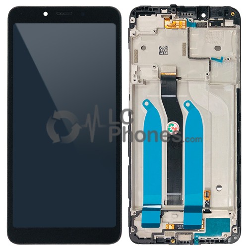 Xiaomi Redmi 6 / 6A - Full Front LCD Digitizer with Frame Black