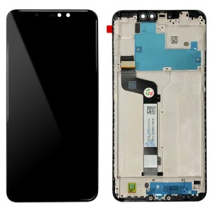 Xiaomi Redmi Note 6 Pro - Full Front LCD Digitizer With Frame Black