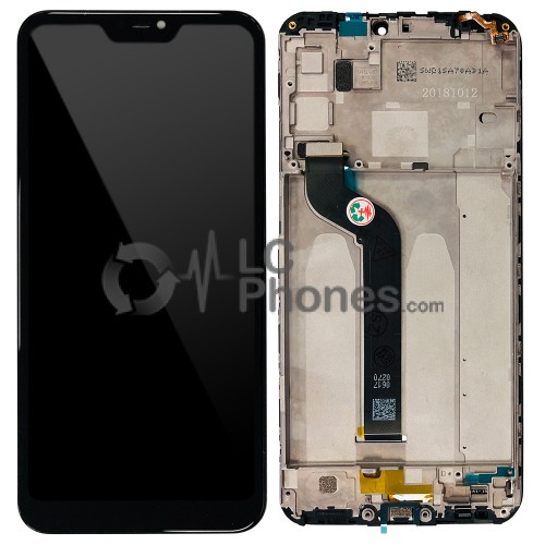 Xiaomi Redmi 6 Pro / Mi A2 Lite - Full Front LCD Digitizer with Frame Black