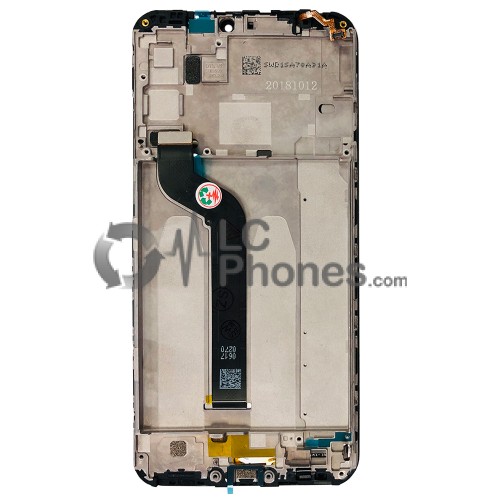 Xiaomi Redmi 6 Pro / Mi A2 Lite - Full Front LCD Digitizer with Frame Black