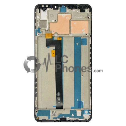 Xiaomi Mi Max 3 - Full Front LCD Digitizer with Frame Black