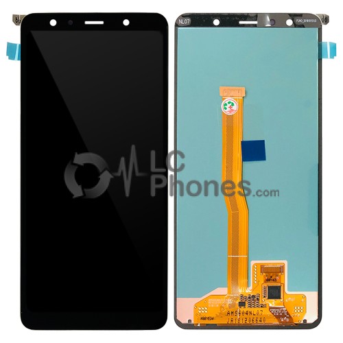 Samsung Galaxy A7 2018 A750 - Full Front LCD Digitizer Black < Service Pack >