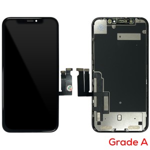 iPhone XR - Full Front LCD Digitizer Black  Take Out Grade A