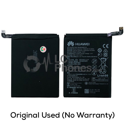 Huawei P30 Pro / Mate 20 Pro - (Original Used) Battery HB486486ECW 4100mAh 15.66Wh (No Warranty)