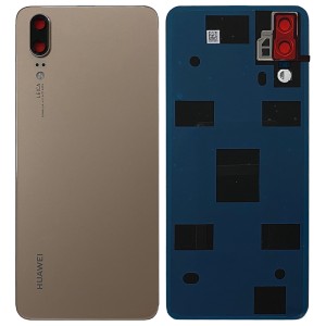 Huawei P20 - OEM Battery Cover Gold with Camera Lens & Adhesive