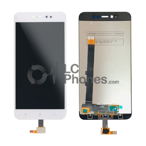 Xiaomi Redmi Note 5A Prime - Full Front LCD Digitizer White