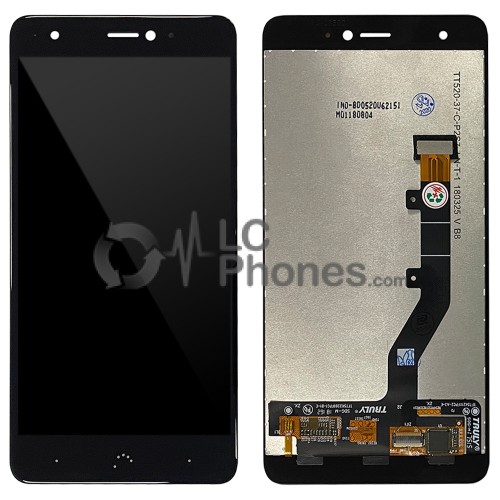 BQ Aquaris X / X Pro - Fulll Front LCD Digitizer Black