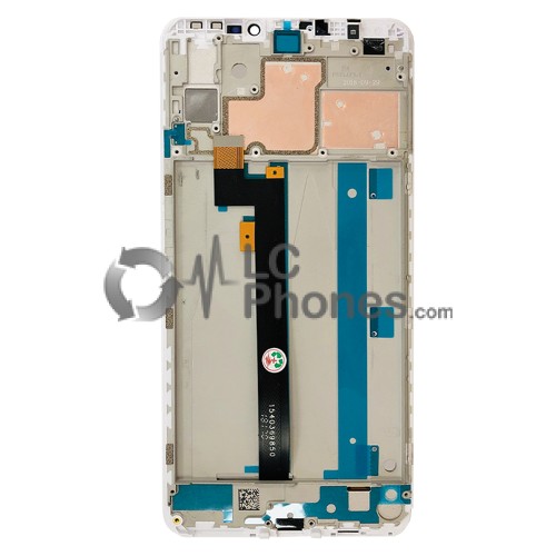 Xiaomi Mi Max 3 - Full Front LCD Digitizer with Frame White