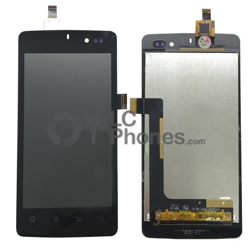 Archos 45 Platinum - Full Front LCD Digitizer Black