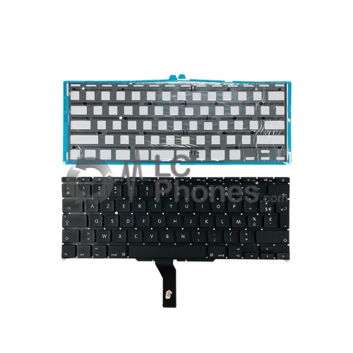 Macbook Air 11 A1370 A1465 (MID 2011-EARLY 2015) - French Keyboard FR Layout with Backlight