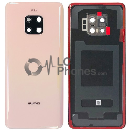 Huawei Mate 20 Pro - OEM Battery Cover Pink Gold with Camera Lens & Adhesive