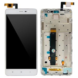 Xiaomi Redmi Note 3 Special Edition - Full Front LCD Digitizer With Frame White