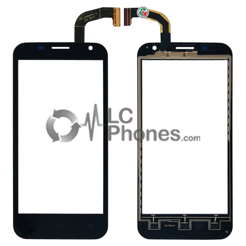 ZTE Vodafone Smart 4G 888N - Front Glass Digitizer Black