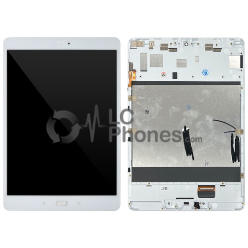 Asus ZenPad 3S 10 Z500M - Full Front LCD Digitizer with Frame White