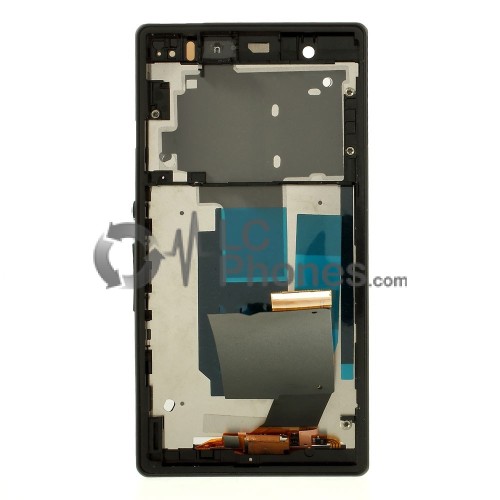 Sony Xperia Z L36H C6603 - Full Front LCD Digitizer OEM With Frame Black