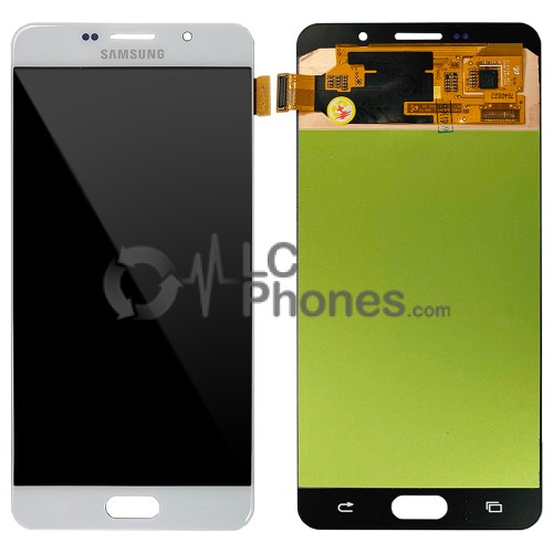 Samsung Galaxy A7 2016 A710 - Full Front LCD Digitizer White