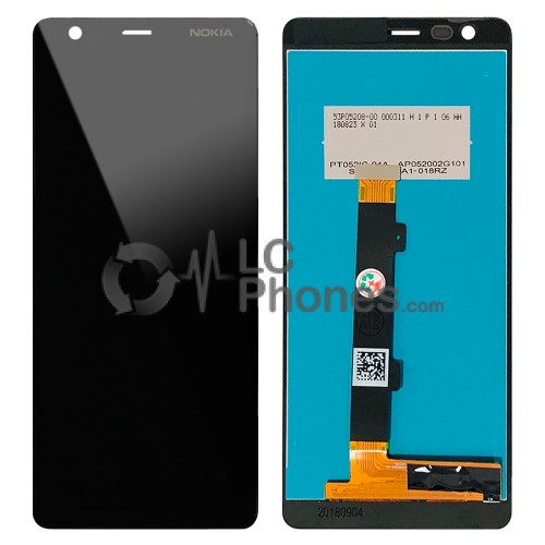 Nokia 3.1 TA-1063 - Full Front LCD Digitizer Black