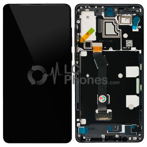 Xiaomi Mi Mix 2S - Full Front LCD Digitizer with Frame Black