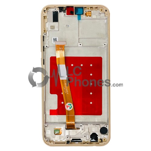 Huawei P20 Lite ANE-LX1 - Full Front LCD Digitizer with Frame Gold