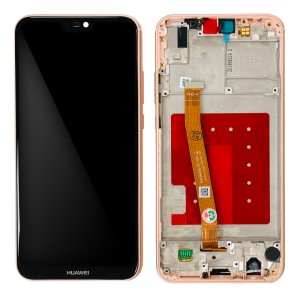 Huawei P20 Lite ANE-LX1 - Full Front LCD Digitizer with Frame Pink