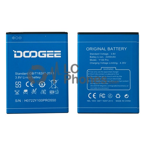 Doogee  Valencia 2 Y100 Pro - Battery GB/T 18287-2013 2200mAh