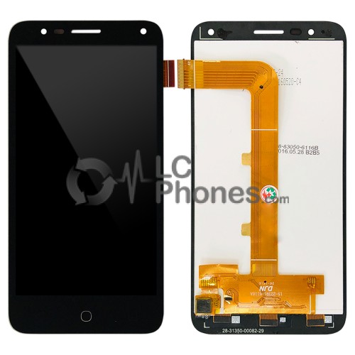 Alcatel One Touch Pop 4 5051 - Full Front LCD Digitizer Black