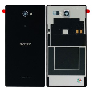 Sony Xperia M2 D2303, Dual D2302 - Battery Cover Black