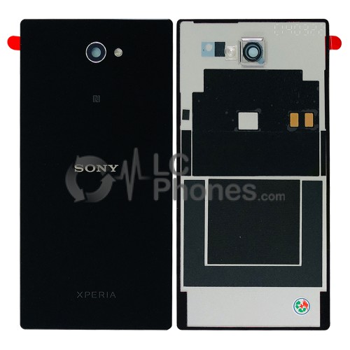 Sony Xperia M2 D2303, Dual D2302 - Battery Cover Black