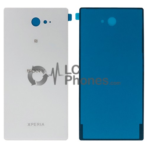 Sony Xperia M2 D2303, Dual D2302 - Battery Cover White