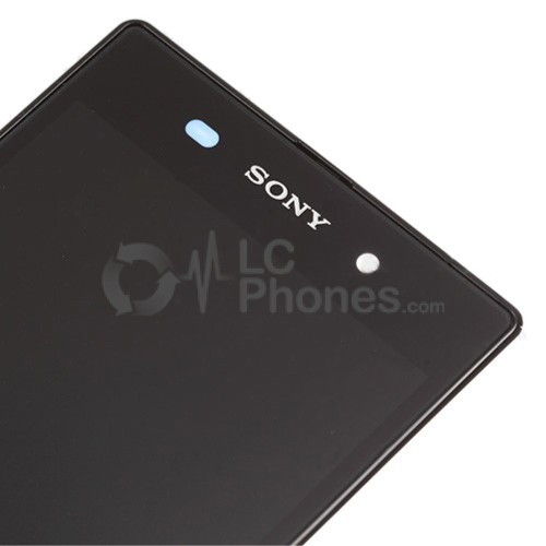 Sony Xperia Z1 L39H - Full Front LCD Digitizer OEM With LCD Frame Black