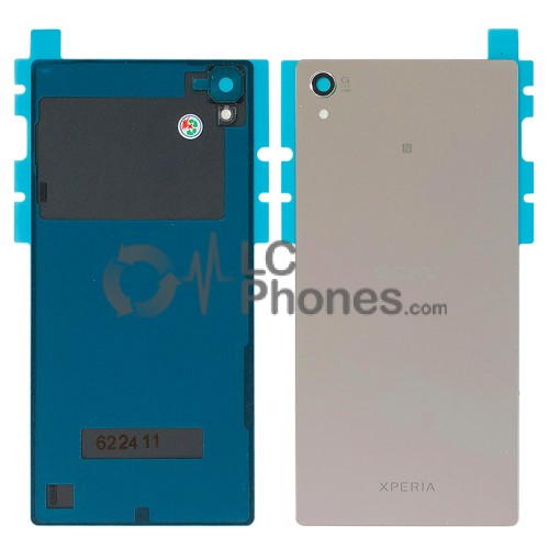 Sony Xperia Z5 Premium E6853/E6883 - Battery Cover with Adhesive & Camera Lens Chrome