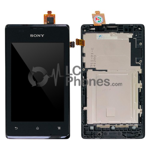 Sony Xperia E dual C1605 - Full Front LCD Digitizer with Frame Black