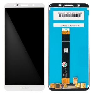 Huawei Y5 (2018) / Y5 Prime (2018) - Full Front LCD Digitizer White
