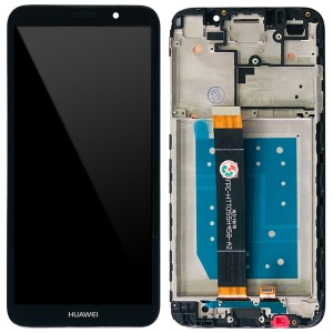 Huawei Y5 (2018) / Y5 Prime (2018) - Full Front LCD Digitizer with Frame Black