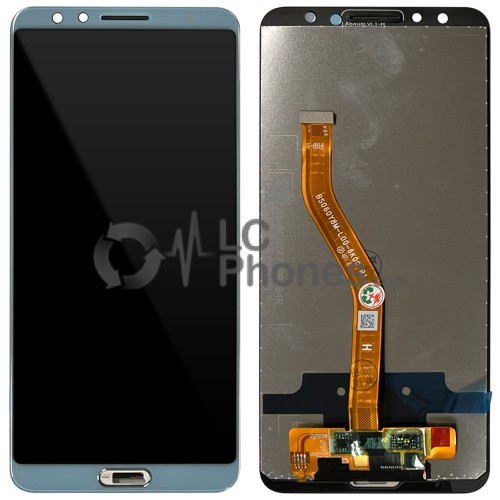 Huawei Nova 2S - Full Front LCD Digitizer with Frame Blue