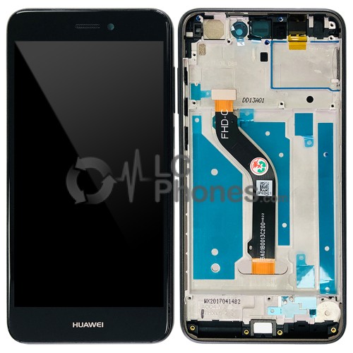 Huawei Ascend P8 Lite 2017 - Full Front LCD Digitizer with Frame Black