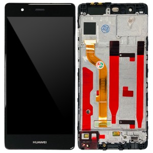 Huawei Ascend P9 - Full Front LCD Digitizer with Frame Black