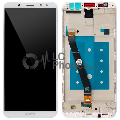 Huawei Mate 10 Lite / G10 - Full Front LCD Digitizer with Frame White