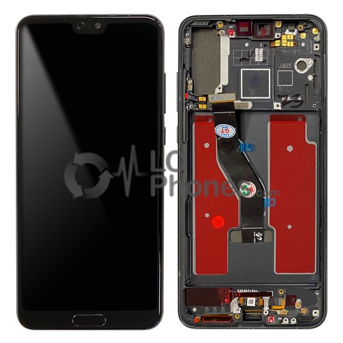 Huawei P20 Pro - Full Front LCD Digitizer with Frame Black