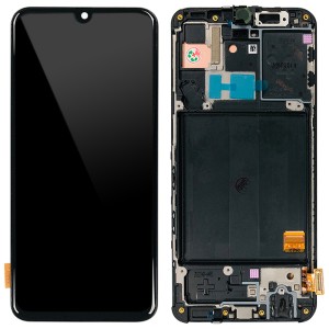Samsung Galaxy A40 A405F - Full Front LCD Digitizer With Frame Black 
