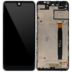 Wiko View 2 - Full Front LCD Digitizer with Frame Black