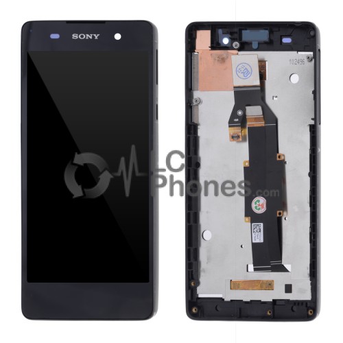 Sony Xperia E5 F3311 F3313 - Full Front LCD Digitizer with Frame Black