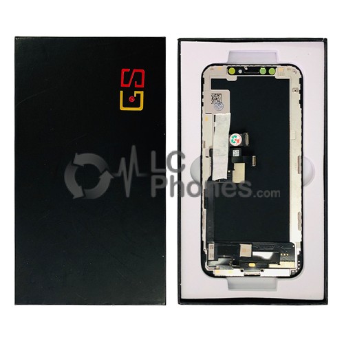 iPhone XS - LCD Soft OLED  Digitizer Black A+++ GX