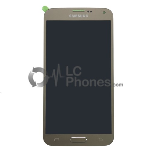 Samsung Galaxy S5 Neo G903F - Full front LCD Digitizer Gold (Original Remaded)