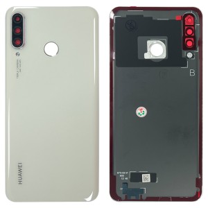 Huawei P30 Lite - Battery Cover Pearl White With Camera Lens (Version 24MP)