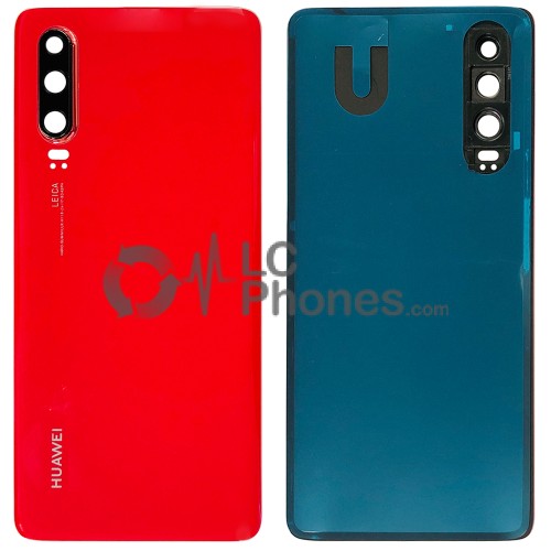 Huawei P30 - Battery Cover Amber Sunrise With Camera Lens