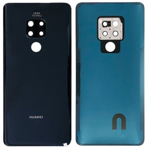 Huawei Mate 20 - Battery Cover Black with Camera Lens & Adhesive