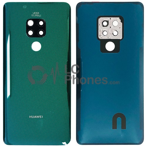 Huawei Mate 20 - Battery Cover with Adhesive & Camera Lens Emerald Green