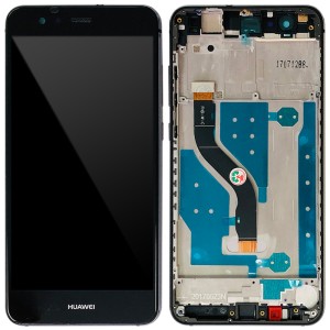 Huawei Ascend P10 Lite WAS-LX1A - Full Front LCD Digitizer Black With Frame (FHD-W-C)