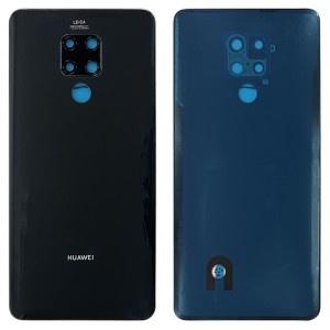 Huawei Mate 20 X - Battery Cover with Adhesive & Camera Lens  Black
